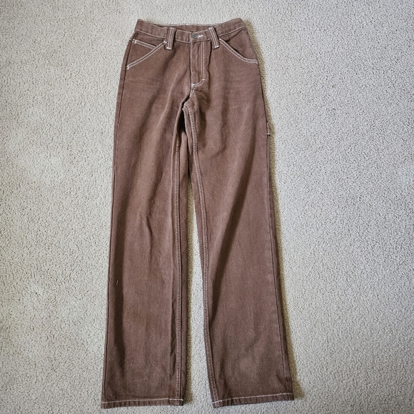 John Galt Brown Carpenter Pants SMALL - Picture 1 of 11